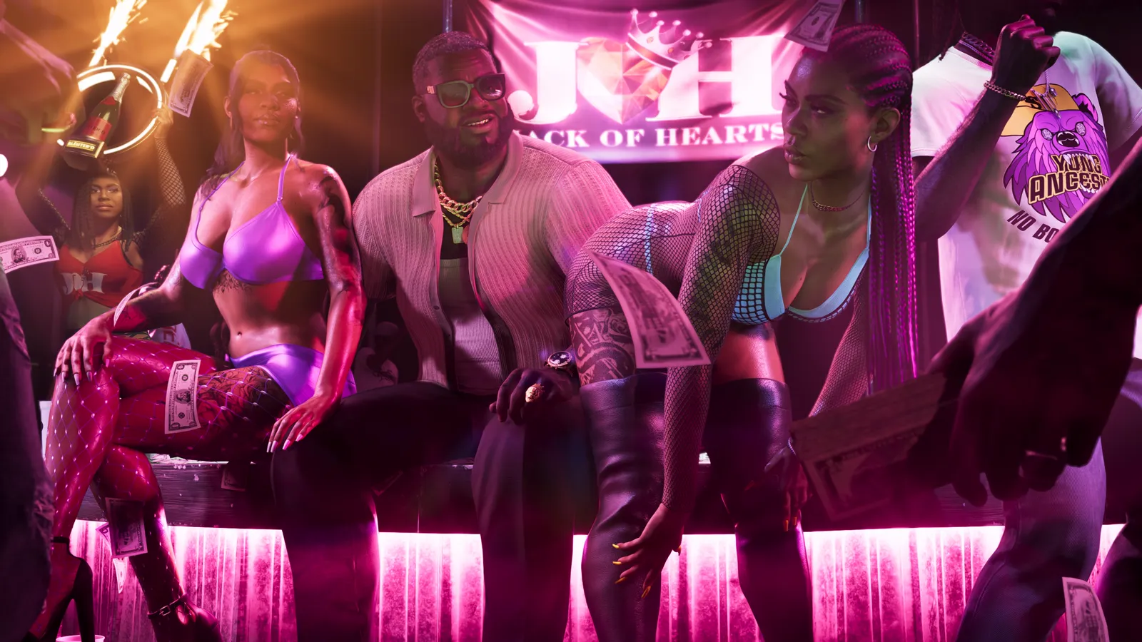 Boobie Ike em arte oficial de GTA VI (imagem ilustrativa)