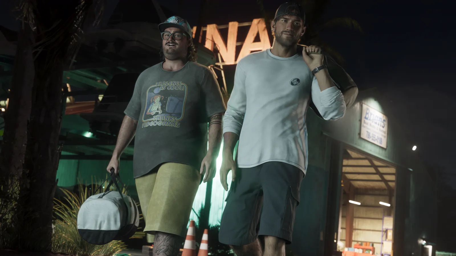 Cal Hampton em arte oficial de GTA VI (imagem ilustrativa)