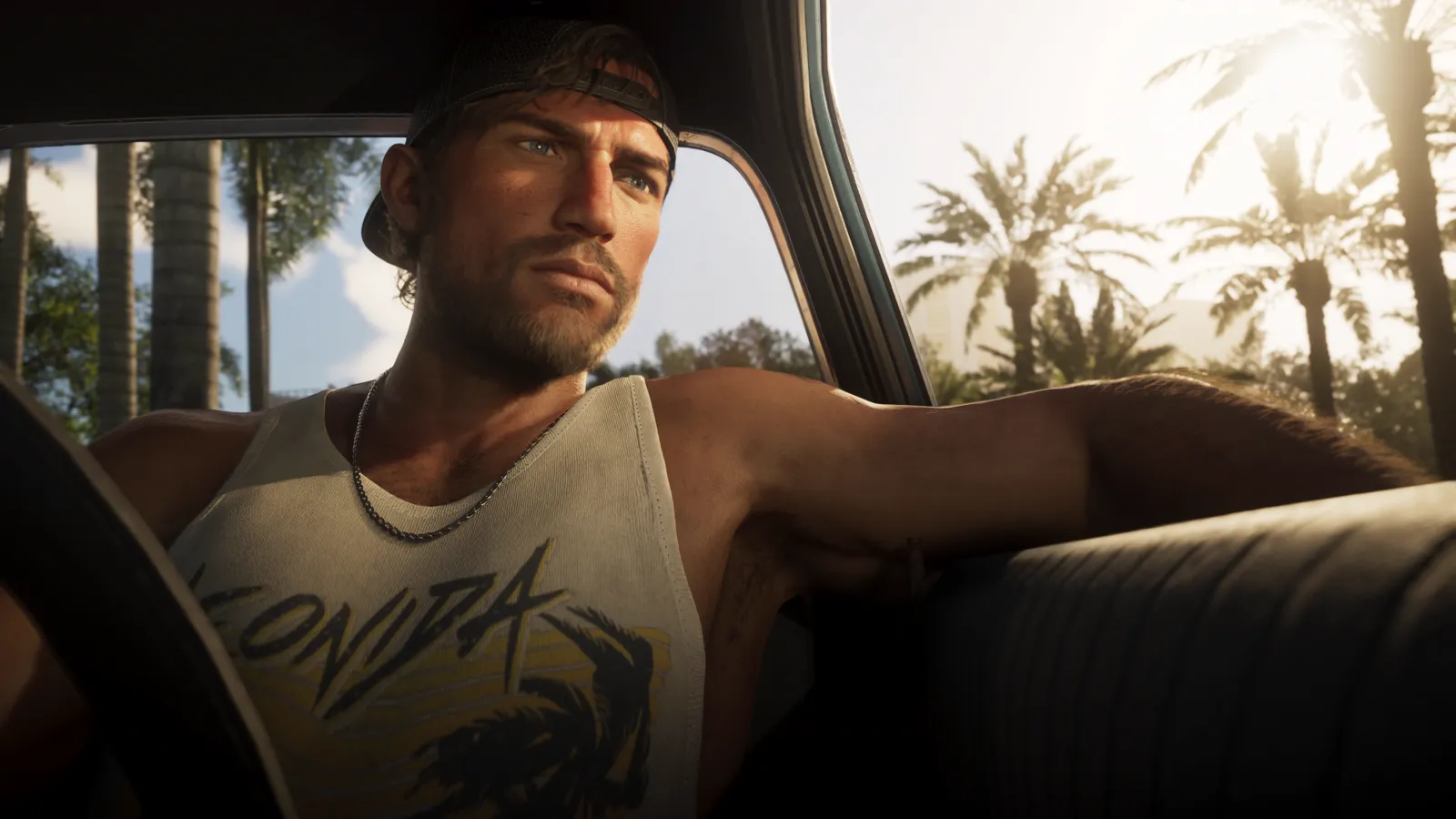Jason Duval em arte oficial de GTA VI (imagem ilustrativa)