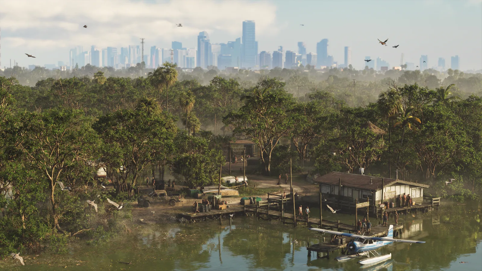 Grassrivers em arte oficial de GTA VI (imagem ilustrativa)