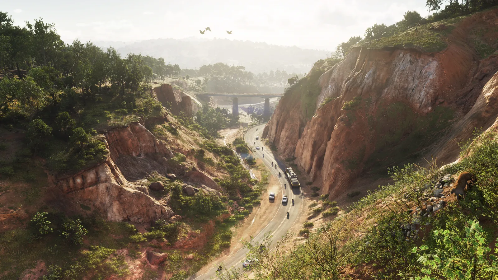 Mount Kalaga National Park em arte oficial de GTA VI (imagem ilustrativa)